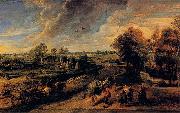 Peter Paul Rubens Return from the Fields USA oil painting artist